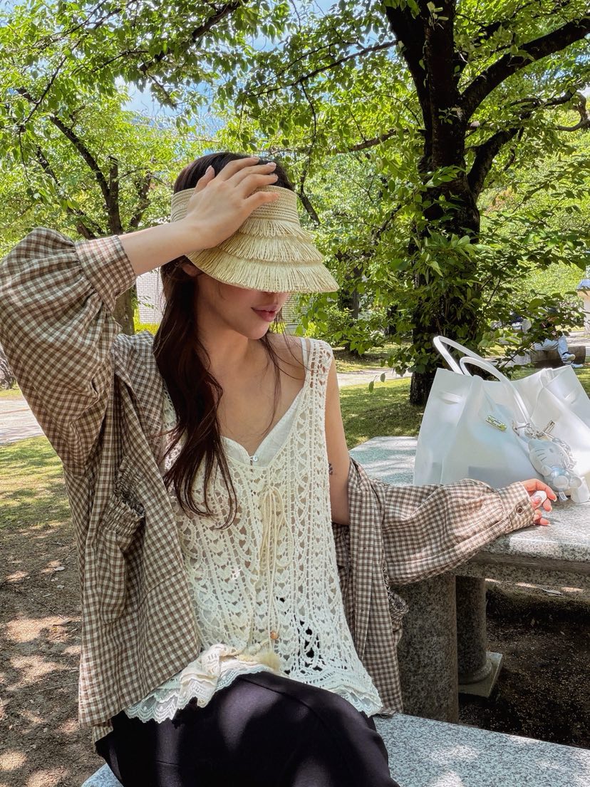 81 MARKET-L東大門實拍韓國女士新品26夏季休閑吊帶背心81 MARKET-L吊帶/背心