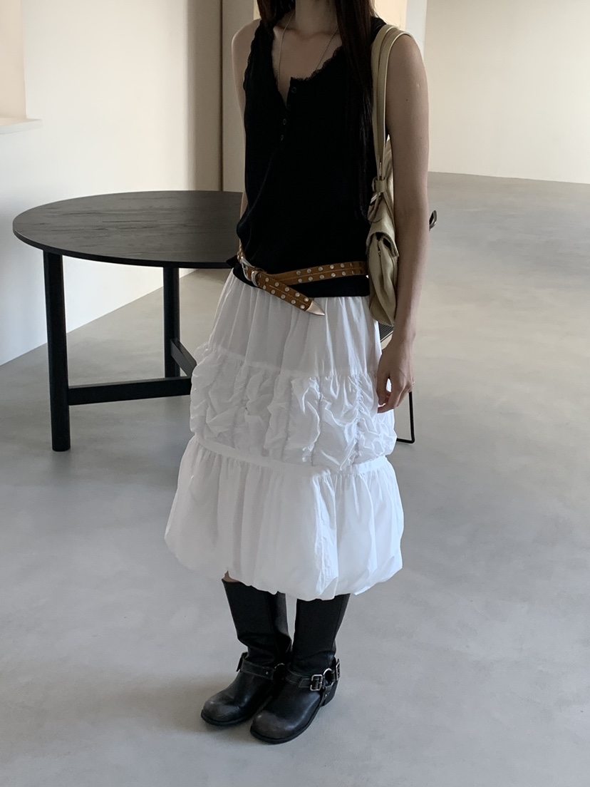 RIVER RAIN韓國直郵女士新品26春夏職業26夏季休閑時尚長裙RIVER RAIN長裙