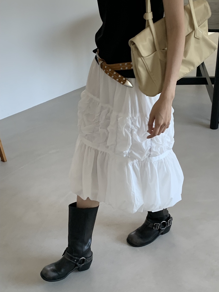 RIVER RAIN韓國直郵女士新品26春夏職業26夏季休閑時尚長裙RIVER RAIN長裙