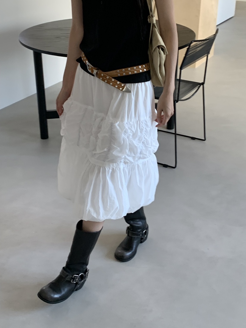 RIVER RAIN韓國直郵女士新品26春夏職業26夏季休閑時尚長裙RIVER RAIN長裙