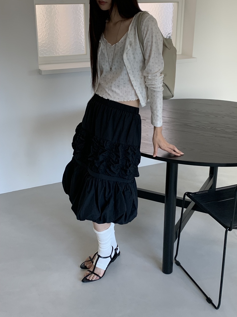 RIVER RAIN韓國直郵女士新品26春夏職業26夏季休閑時尚長裙RIVER RAIN長裙
