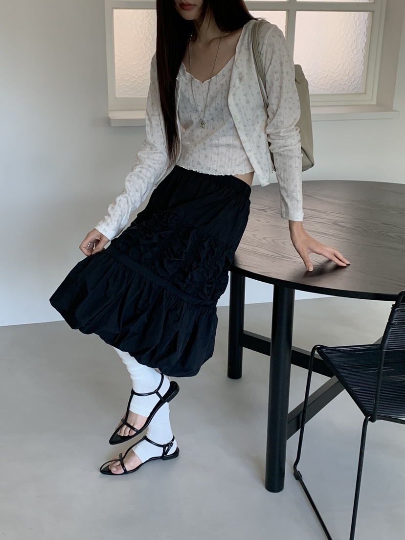 RIVER RAIN韓國直郵女士新品26春夏職業26夏季休閑時尚長裙RIVER RAIN長裙