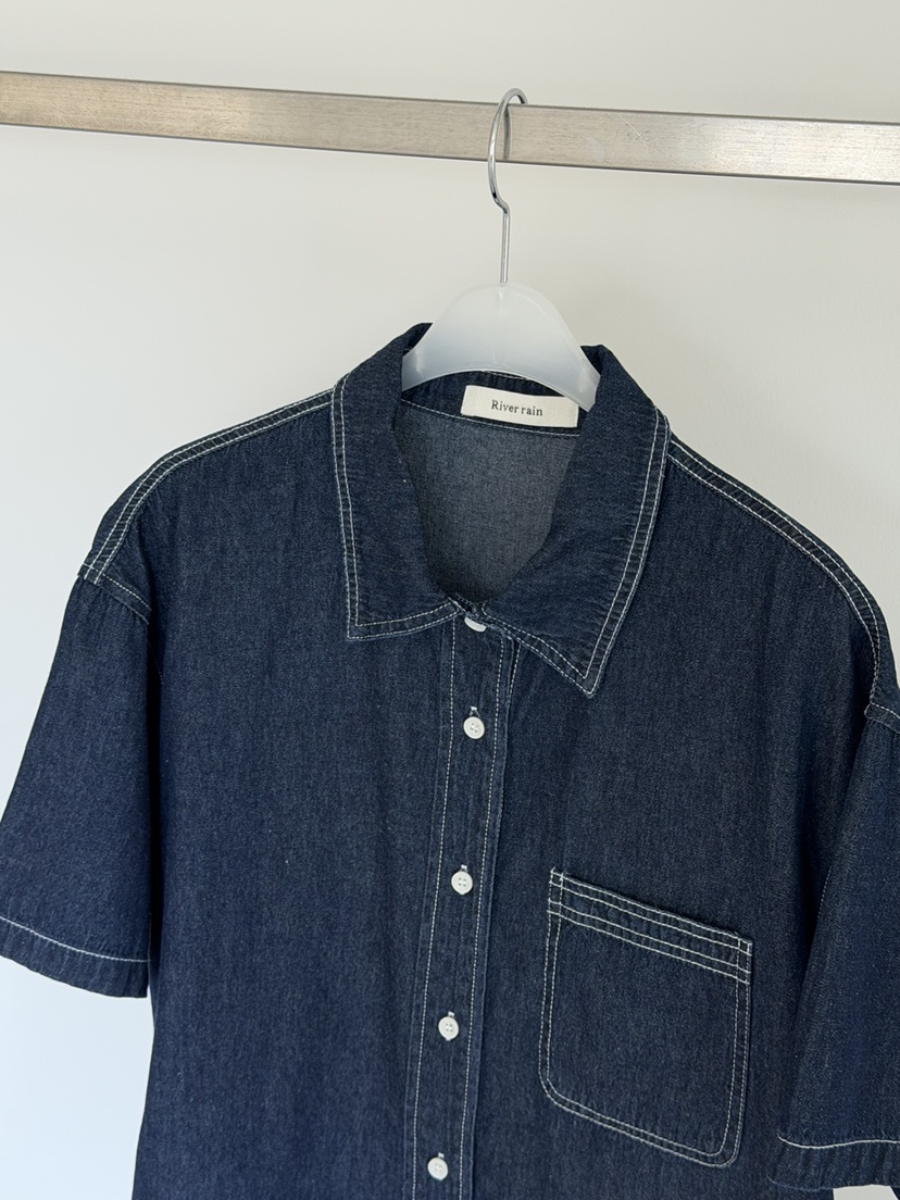RIVER RAIN韓國代購女士新品26夏季26春夏人氣襯衫蕾絲衫RIVER RAIN襯衫/蕾絲衫