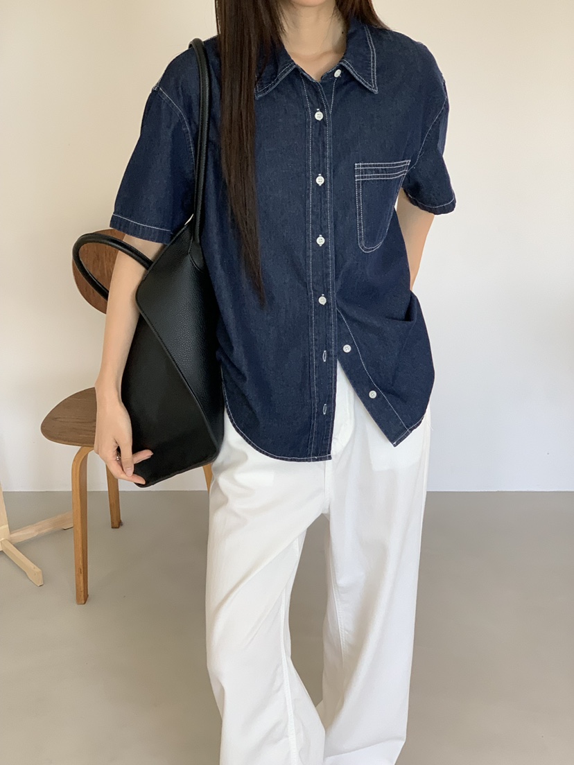RIVER RAIN韓國代購女士新品26夏季26春夏人氣襯衫蕾絲衫RIVER RAIN襯衫/蕾絲衫