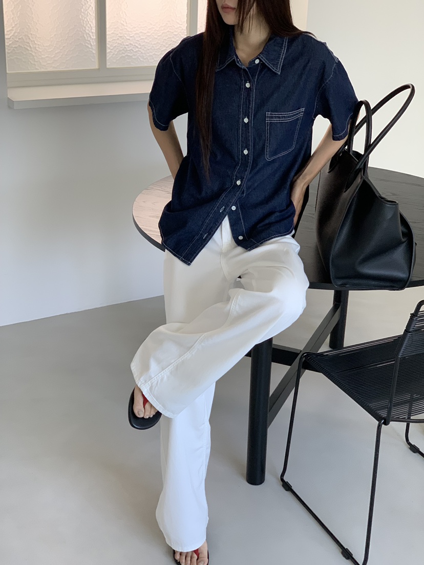 RIVER RAIN韓國代購女士新品26夏季26春夏人氣襯衫蕾絲衫RIVER RAIN襯衫/蕾絲衫