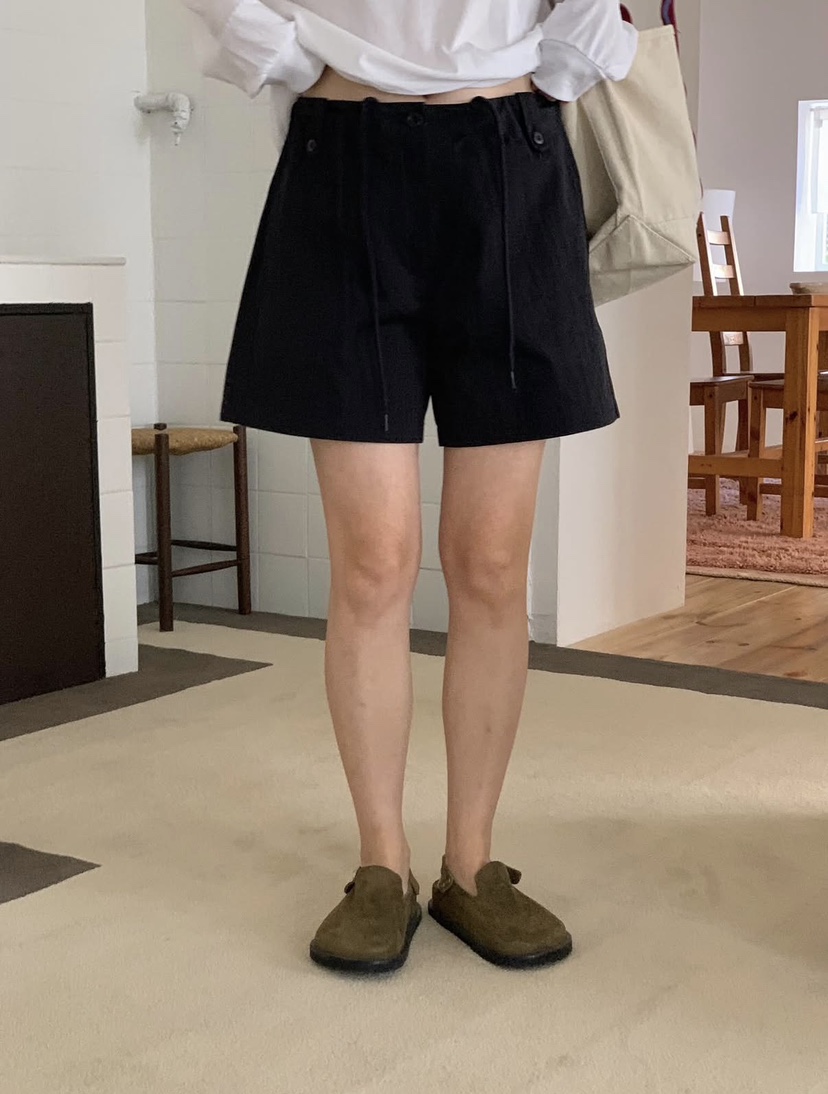 AND FLOYD東大門實拍韓國女士新款人氣26春夏職業休閑短褲stunning and Floyd短褲