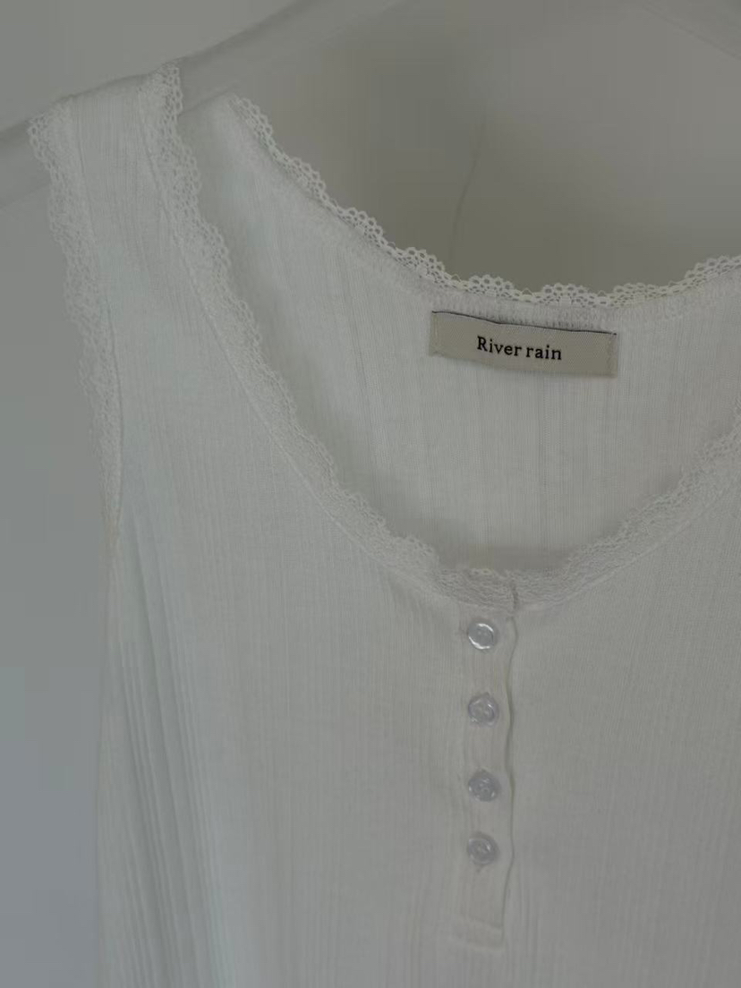 RIVER RAIN韓國東大門代購女裝新品26夏季人氣休閑吊帶背心RIVER RAIN吊帶/背心