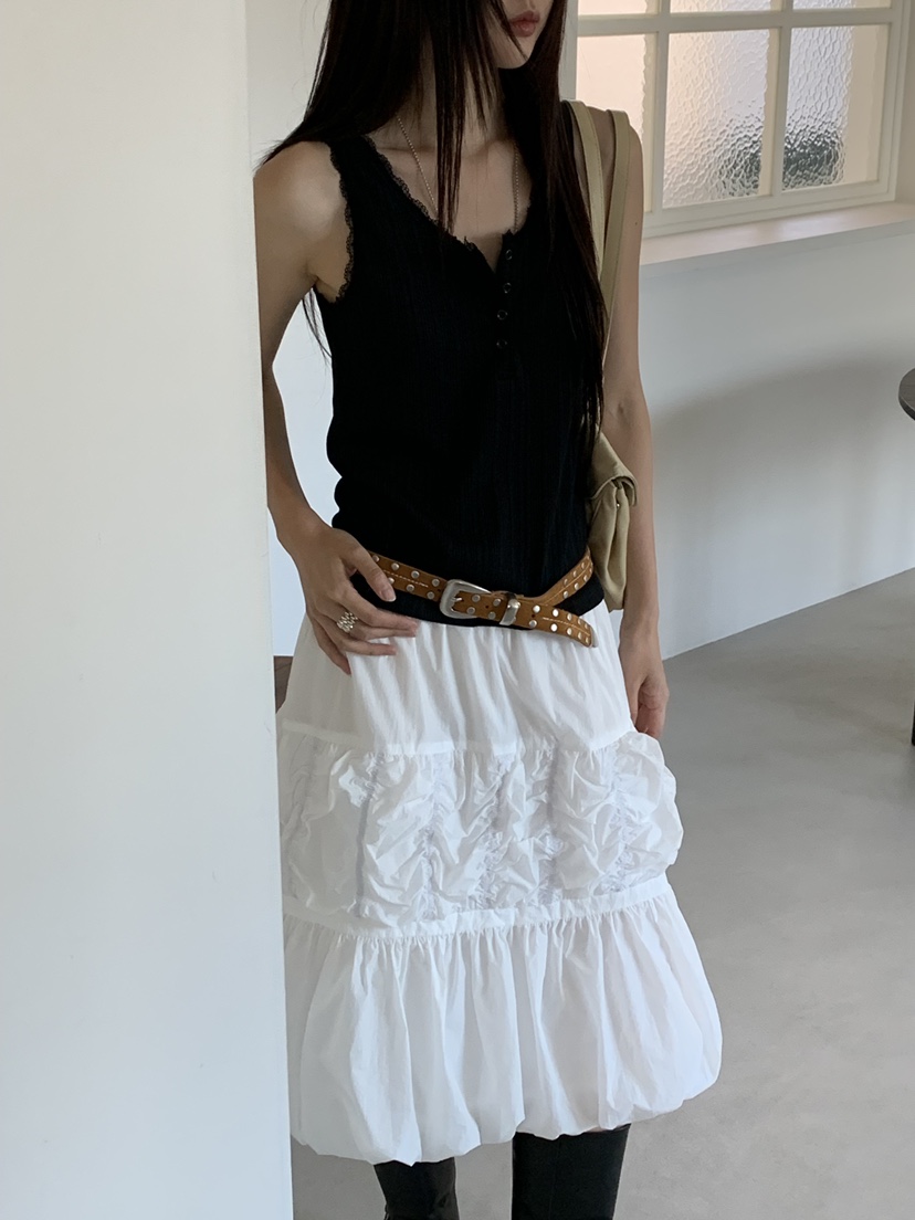 RIVER RAIN韓國東大門代購女裝新品26夏季人氣休閑吊帶背心RIVER RAIN吊帶/背心