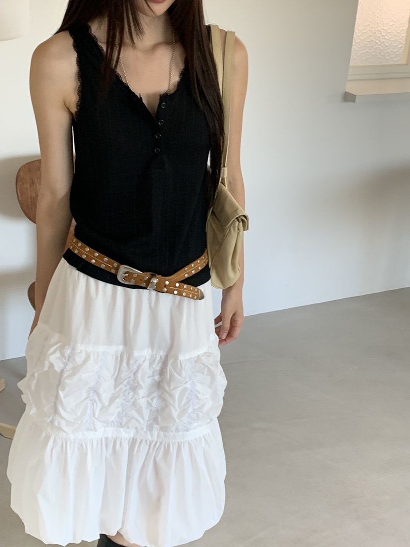 RIVER RAIN韓國東大門代購女裝新品26夏季人氣休閑吊帶背心RIVER RAIN吊帶/背心
