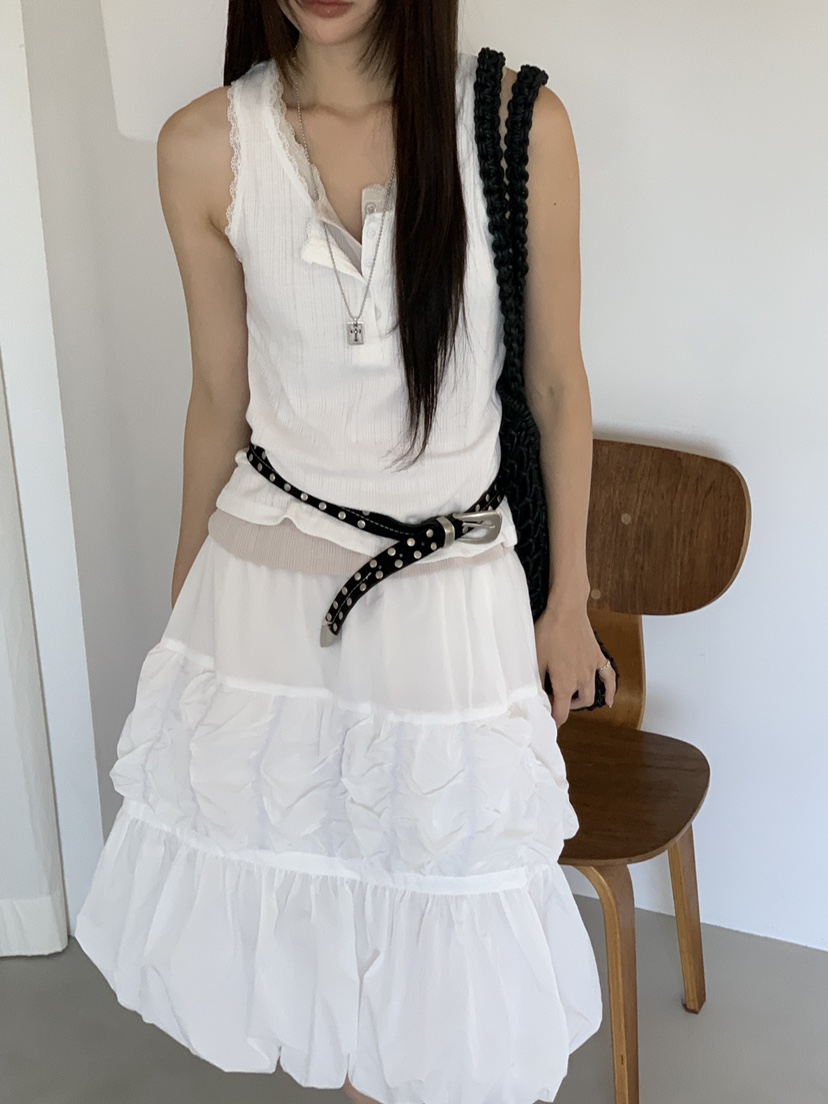 RIVER RAIN韓國東大門代購女裝新品26夏季人氣休閑吊帶背心RIVER RAIN吊帶/背心