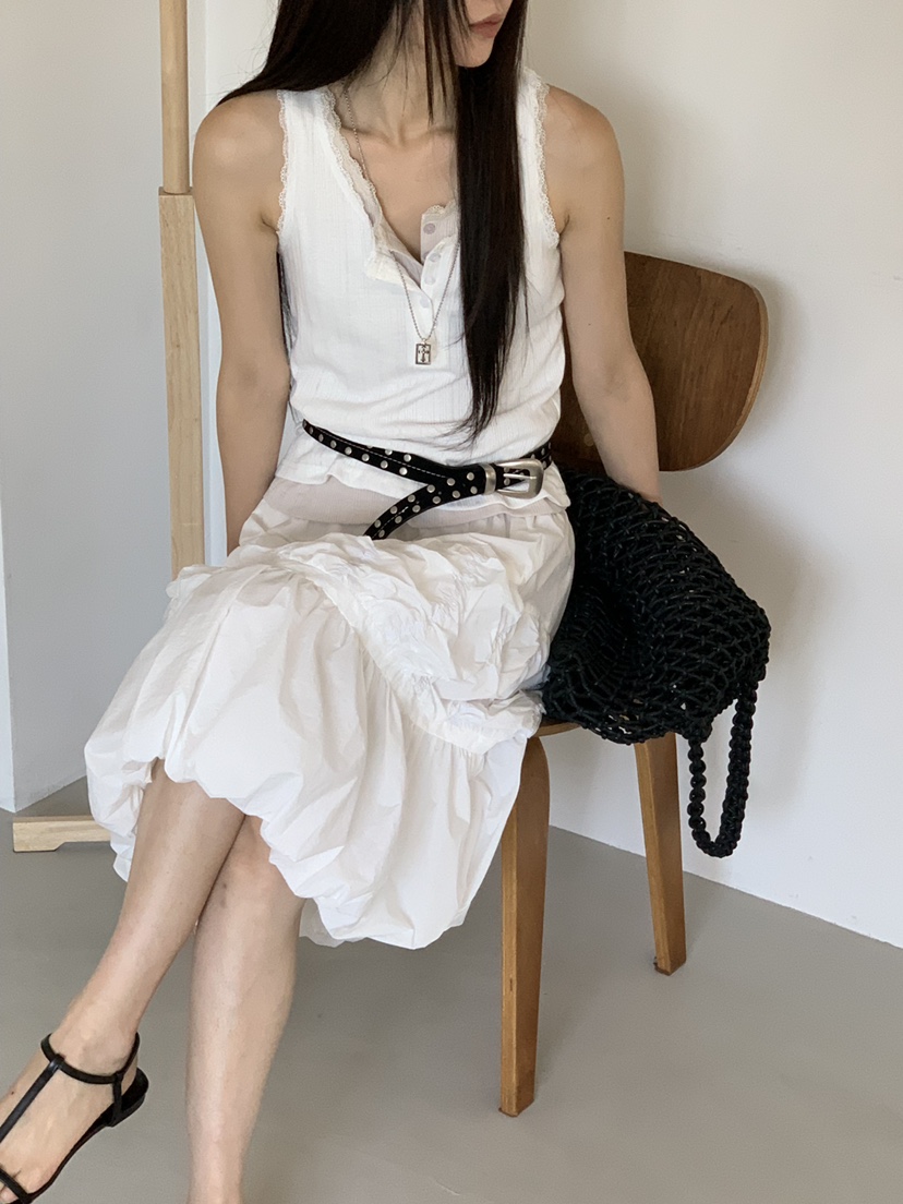 RIVER RAIN韓國東大門代購女裝新品26夏季人氣休閑吊帶背心RIVER RAIN吊帶/背心