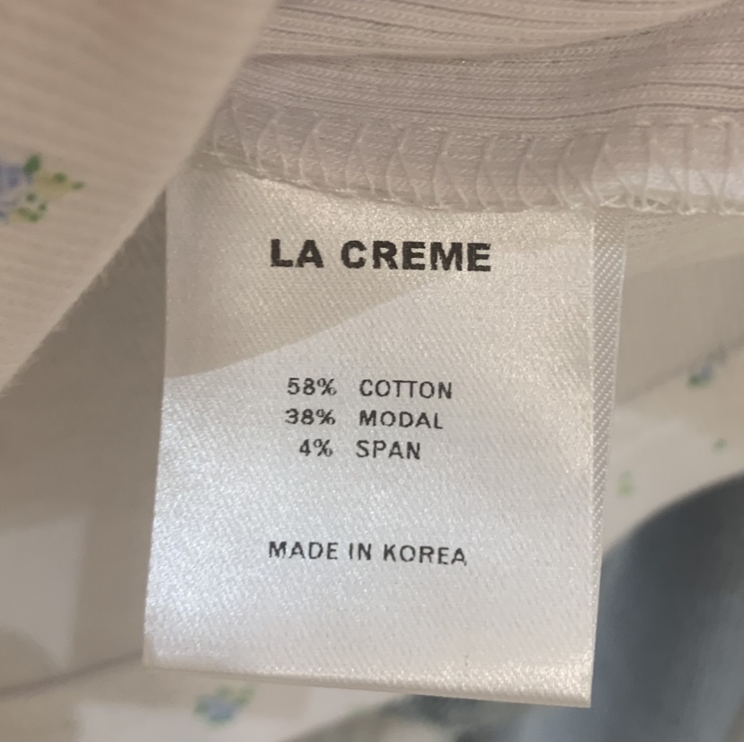 LA CREME韓國直郵女士新品職業26夏季熱賣人氣吊帶背心小花LA CREME吊帶/背心