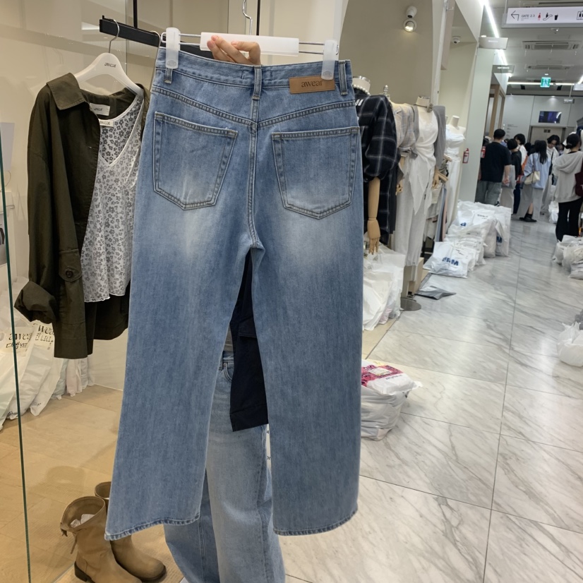 RUMIRU/AWEAR韓國東大門代購女士新款熱賣休閑推薦牛仔褲awear/RUMIRU牛仔褲