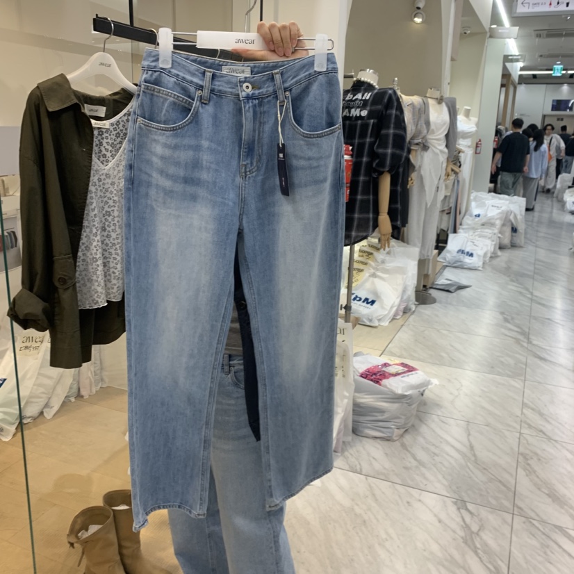 RUMIRU/AWEAR韓國東大門代購女士新款熱賣休閑推薦牛仔褲awear/RUMIRU牛仔褲圖色1