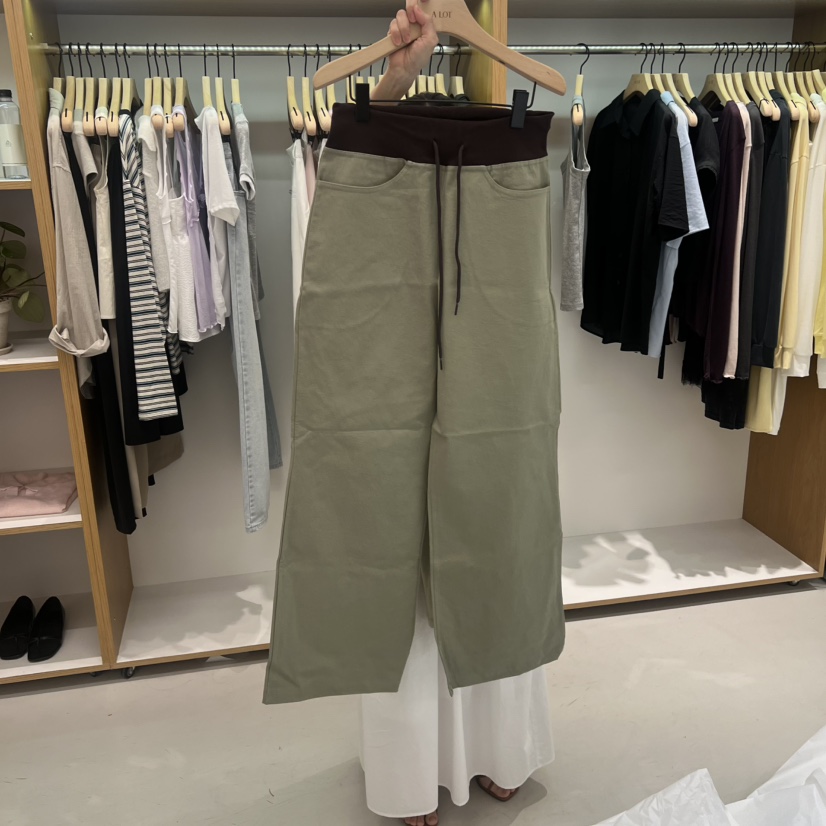 ALOT韓國直郵女士新款人氣26春夏熱賣時尚推薦職業休閑褲棉A LOT休閑褲圖色2