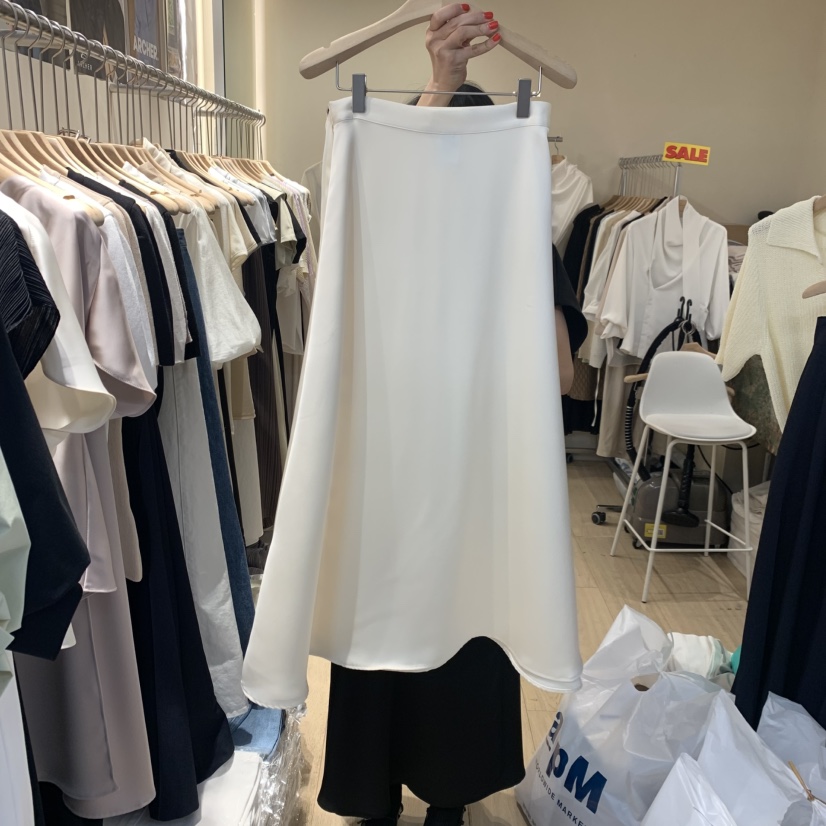 ARCHER東大門實拍韓國女士新品職業人氣26春夏26夏季長裙絲綢ARCHER長裙
