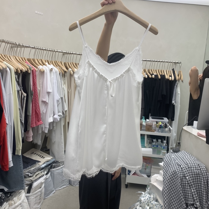 MURR東大門實拍韓國女裝新品26春夏時尚26夏季休閑吊帶背心MURR吊帶/背心