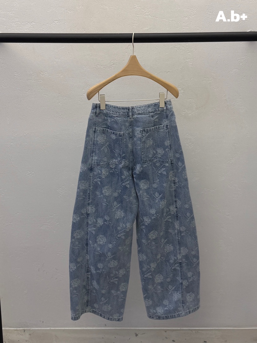 AUTUMN BEIGE PLUS東大門實拍韓國女士新品熱賣人氣牛仔褲A.b/AUTUMN BEIGE牛仔褲
