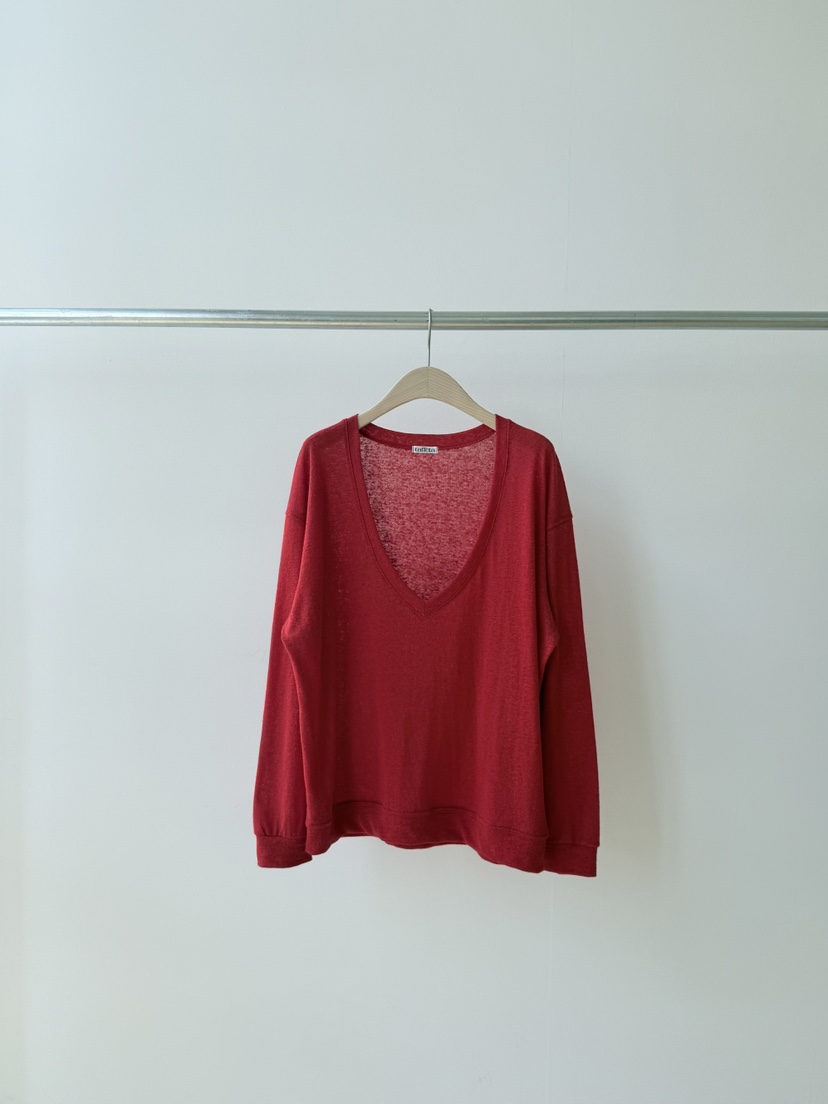 TAFFETA/MURET韓國直郵實拍女士新品人氣26夏季針織衫亞麻布TAFFETA/MURET針織衫圖色3
