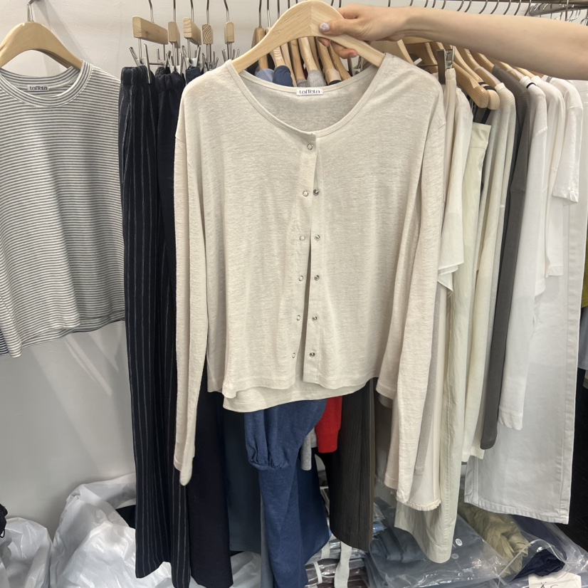 TAFFETA/MURET韓國直郵女士新款時尚推薦休閑人氣長袖T恤TAFFETA/MURET長袖T恤圖色3