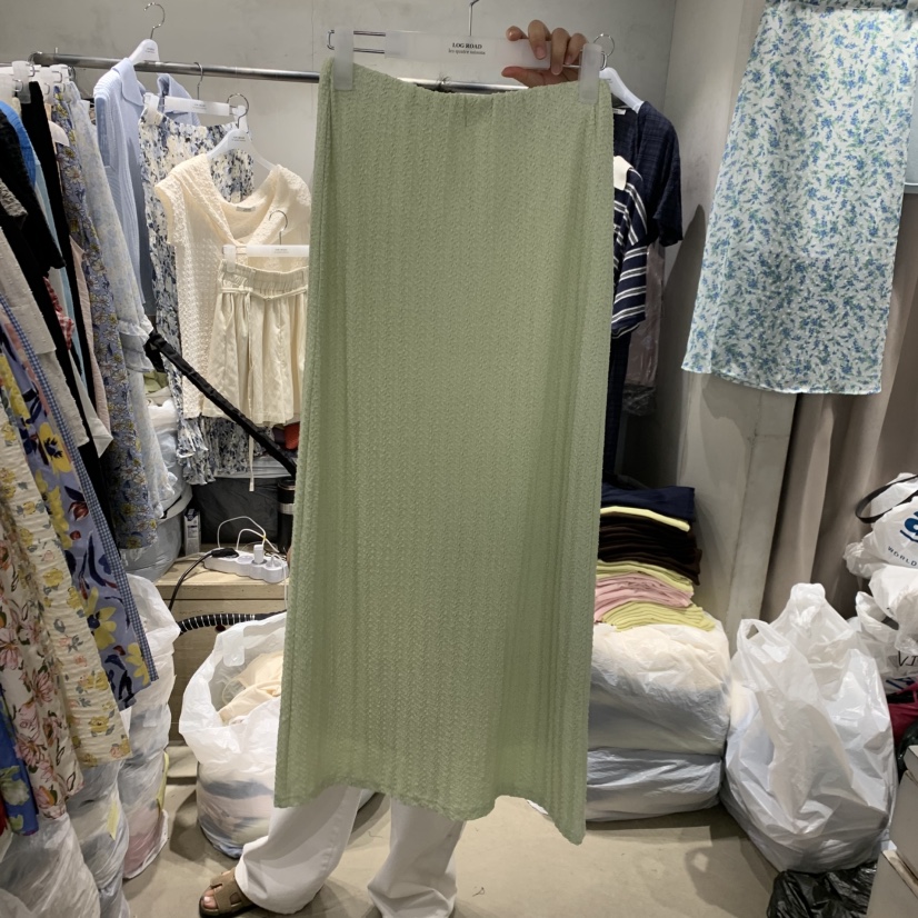 LOGROAD韓國直郵女裝新品26夏季人氣推薦熱賣時尚職業長裙LOG ROAD長裙圖色1