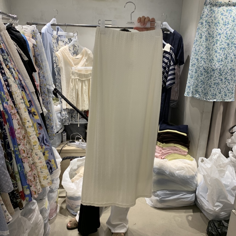 LOGROAD韓國直郵女裝新品26夏季人氣推薦熱賣時尚職業長裙LOG ROAD長裙圖色2
