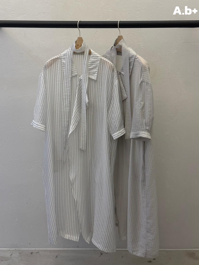 AUTUMN BEIGE PLUS韓國代購女裝新品休閑26夏季連衣裙含圍巾A.b/AUTUMN BEIGE連衣裙