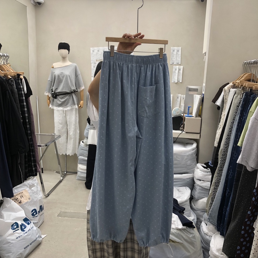 BREEZE韓國直郵女士新品休閑26夏季26春夏推薦休閑褲人字紋BREEZE休閑褲