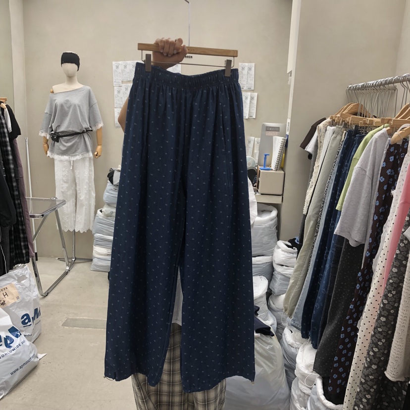 BREEZE韓國直郵女士新品休閑26夏季26春夏推薦休閑褲人字紋BREEZE休閑褲圖色2