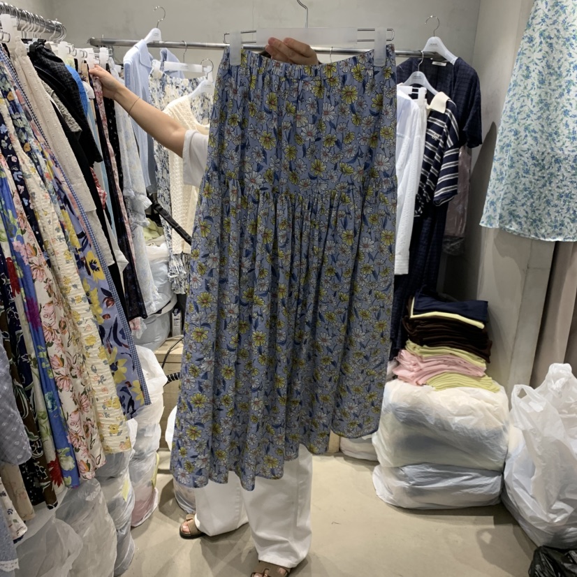LOGROAD韓國東大門直郵女士新款熱賣推薦26夏季休閑職業長裙LOG ROAD長裙