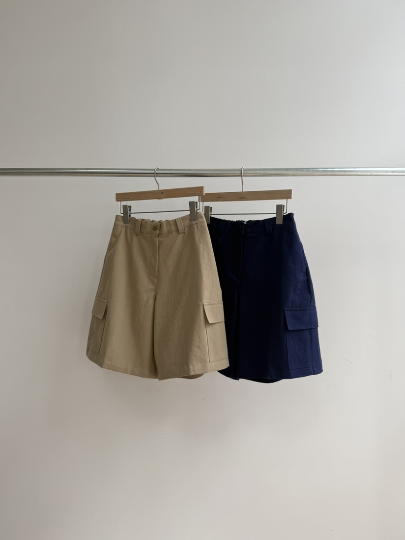 TAFFETA/MURET韓國代購女士新品26夏季休閑短褲工裝束帶TAFFETA/MURET短褲