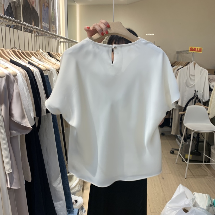 ARCHER韓國直郵實拍女裝新品26夏季26春夏襯衫蕾絲衫真絲ARCHER襯衫/蕾絲衫