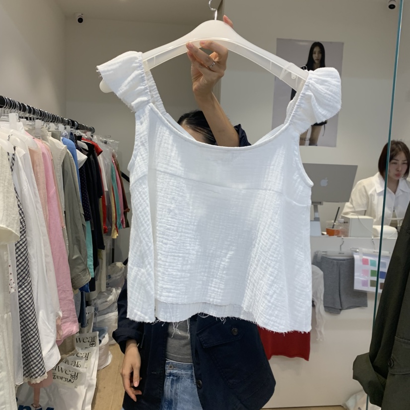 RUMIRU/AWEAR韓國代購女裝新款推薦26夏季26春夏襯衫蕾絲衫awear/RUMIRU襯衫/蕾絲衫
