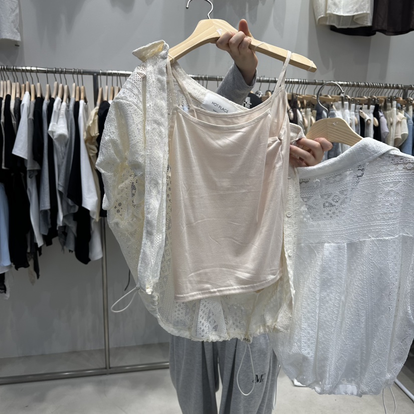 HOT PLACE/DREAM GIRIS/HOT ISSUE韓國直郵實拍女裝新品休閑套裝蕾絲HOT PLACE/DREAM GIRIS/HOT ISSUE套裝