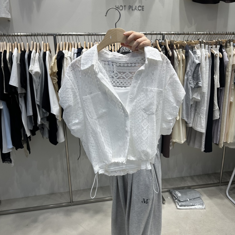 HOT PLACE/DREAM GIRIS/HOT ISSUE韓國直郵實拍女裝新品休閑套裝蕾絲HOT PLACE/DREAM GIRIS/HOT ISSUE套裝圖色1