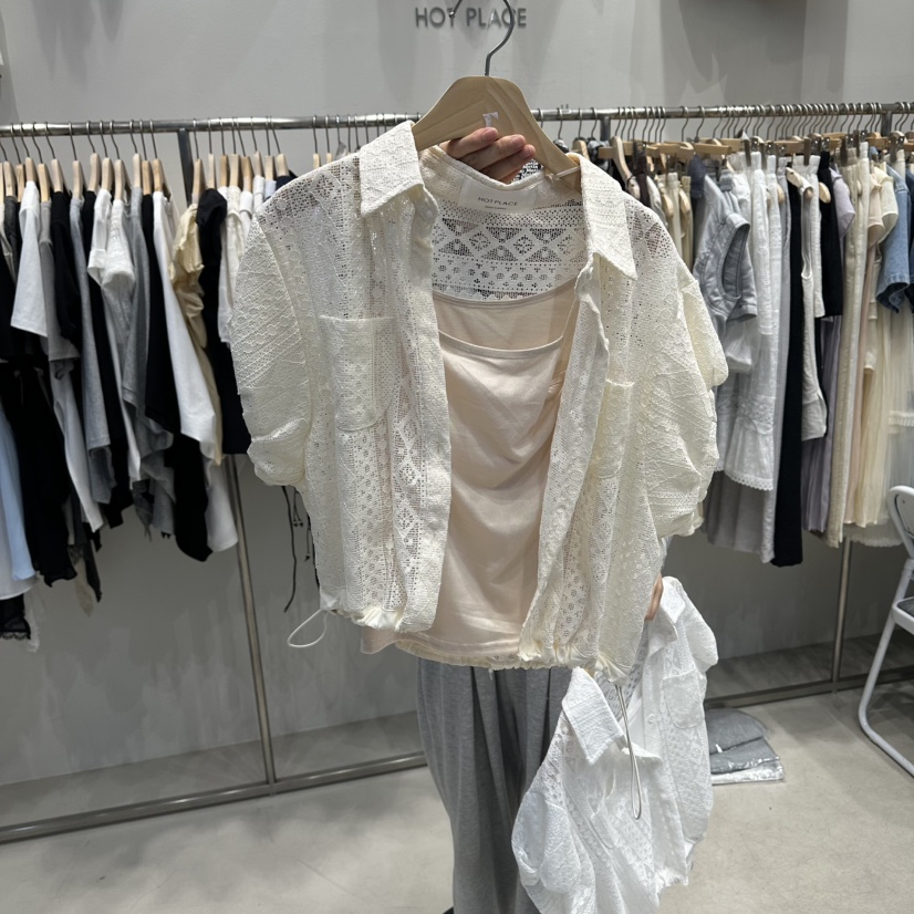 HOT PLACE/DREAM GIRIS/HOT ISSUE韓國直郵實拍女裝新品休閑套裝蕾絲HOT PLACE/DREAM GIRIS/HOT ISSUE套裝圖色2