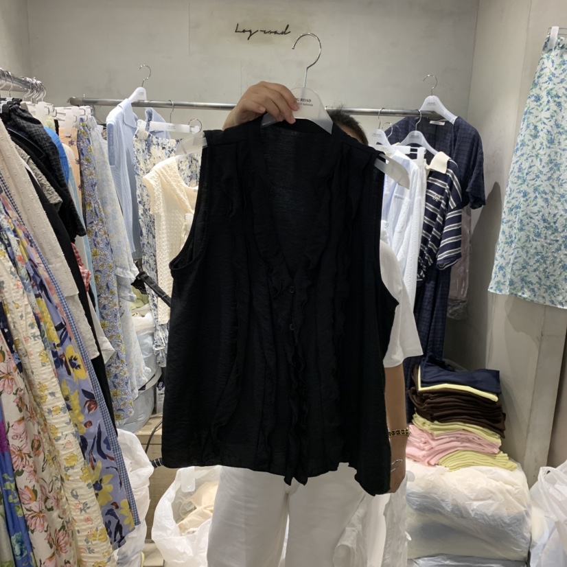 LOGROAD韓國直郵女士新品職業26春夏人氣時尚休閑襯衫蕾絲衫LOG ROAD襯衫/蕾絲衫圖色3