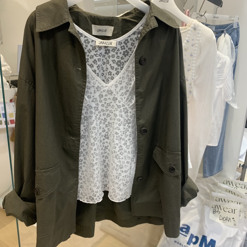 RUMIRU/AWEAR韓國直郵實拍女裝新品26夏季時尚推薦休閑夾克awear/RUMIRU夾克圖色1