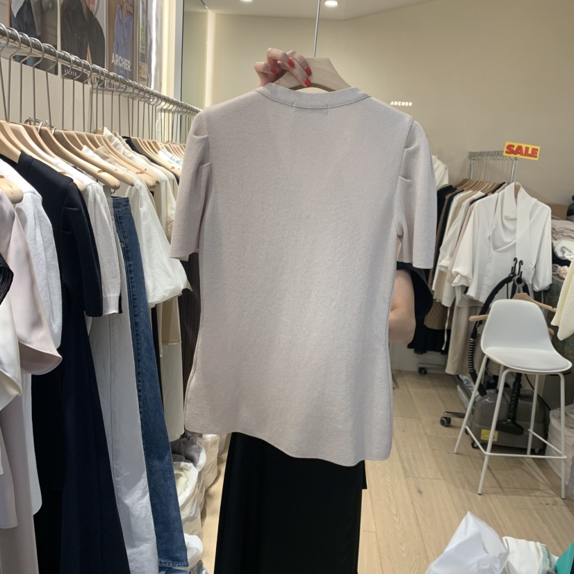 ARCHER韓國東大門代購女士新品26夏季職業休閑26春夏針織衫ARCHER針織衫