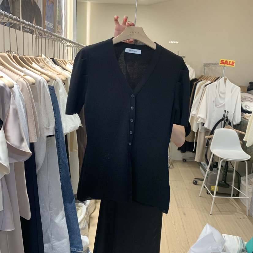 ARCHER韓國東大門代購女士新品26夏季職業休閑26春夏針織衫ARCHER針織衫圖色2