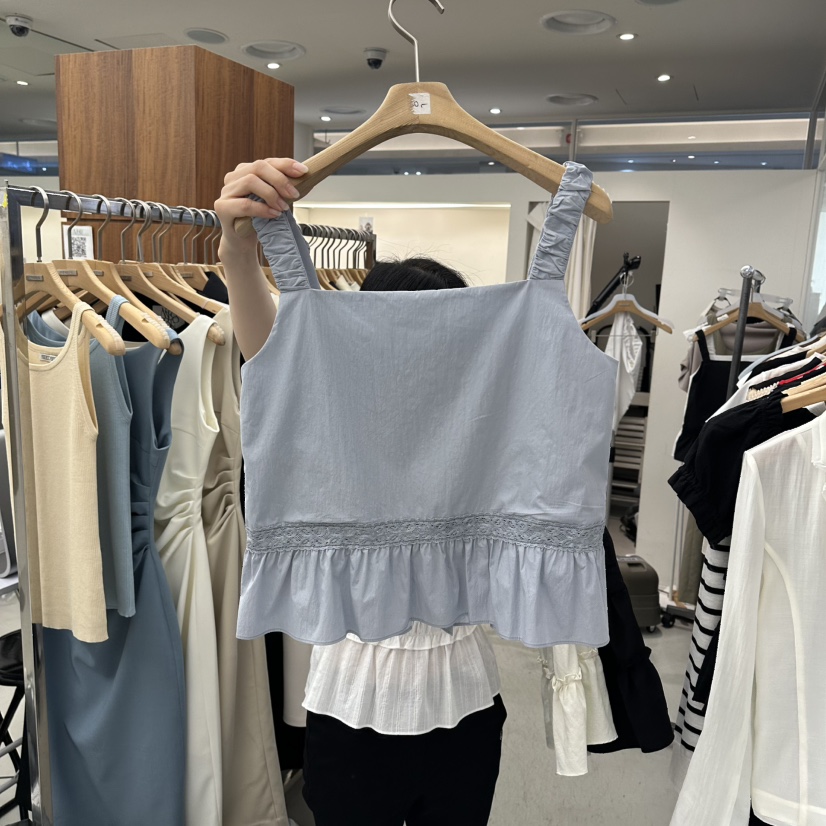 MER韓國東大門代購女士新品推薦26春夏26夏季熱賣吊帶背心MER/ANGELO BIANCO吊帶/背心