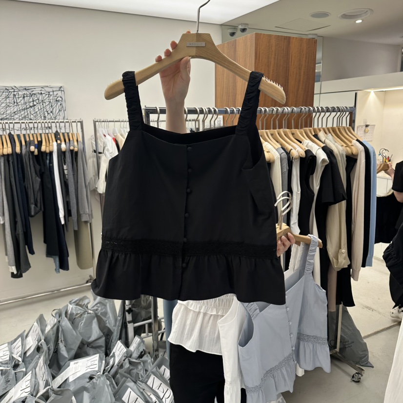 MER韓國東大門代購女士新品推薦26春夏26夏季熱賣吊帶背心MER/ANGELO BIANCO吊帶/背心圖色3