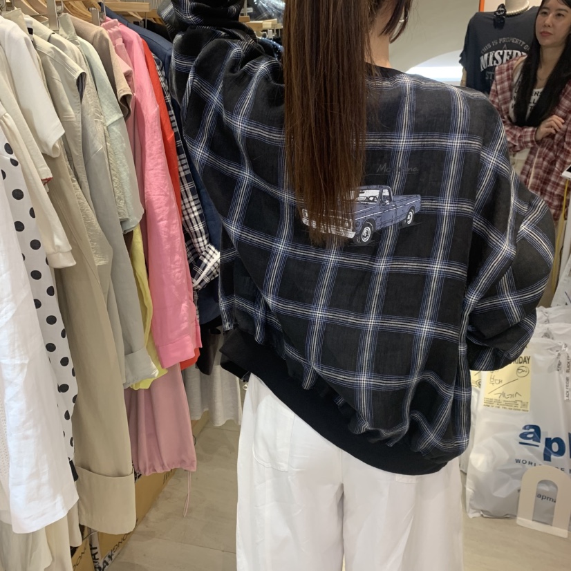 BLACKFRIDAY韓國東大門直郵女裝新款休閑人氣26春夏夾克亞麻布BLACK FRIDAY夾克
