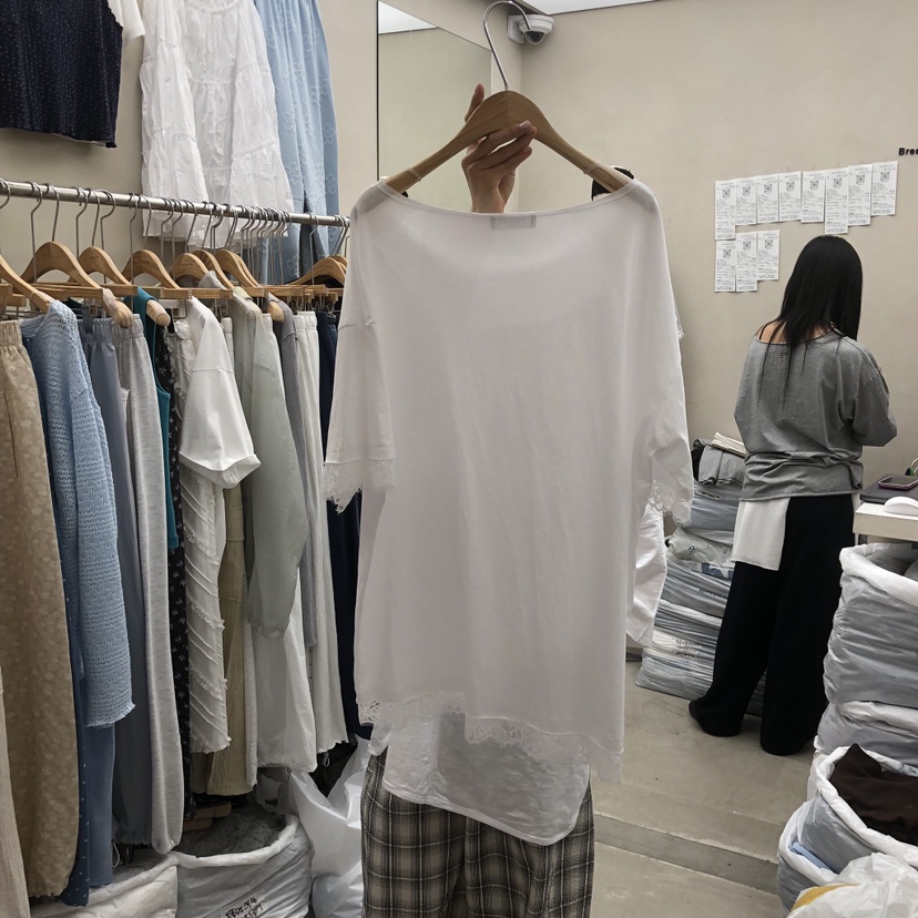 BREEZE東大門實拍韓國女裝新款休閑推薦職業T恤不含腰帶露肩BREEZET恤