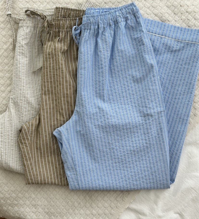 REGULARLY/PLACOR韓國東大門代購女裝新品26夏季休閑褲條紋REGULARLY/PLACOR休閑褲