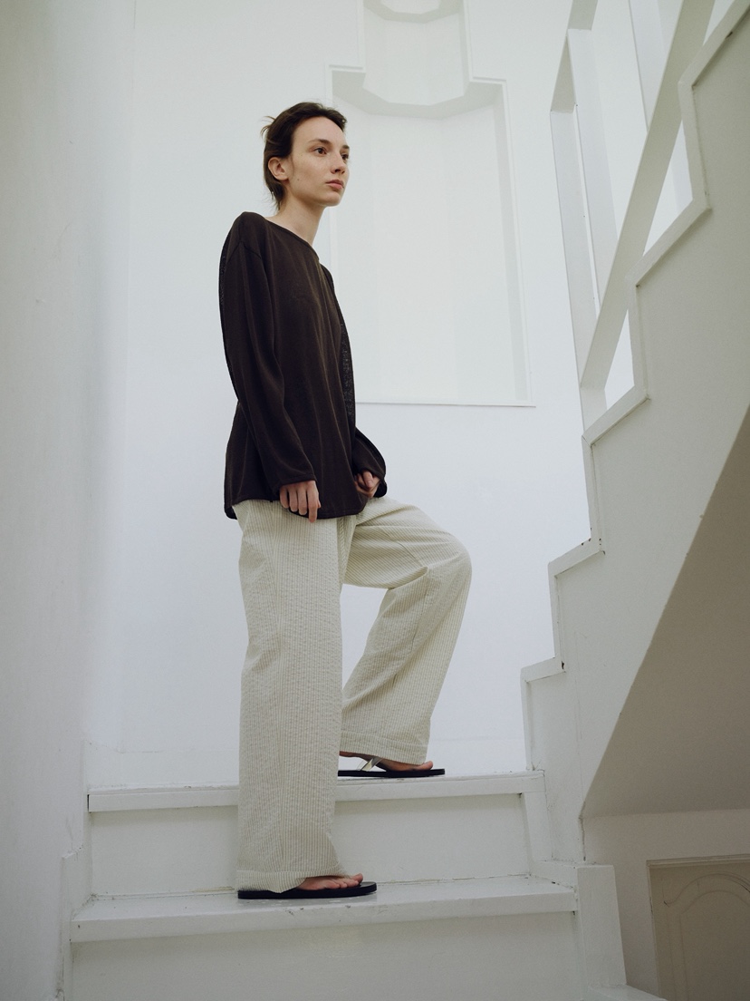 REGULARLY/PLACOR韓國東大門代購女裝新品26夏季休閑褲條紋REGULARLY/PLACOR休閑褲