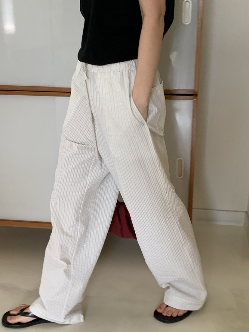 REGULARLY/PLACOR韓國東大門代購女裝新品26夏季休閑褲條紋REGULARLY/PLACOR休閑褲