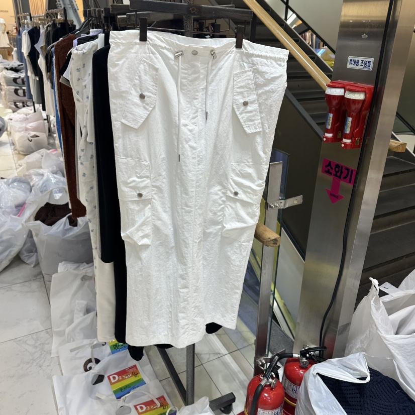 A2/D2韓國直郵女士新品職業推薦時尚熱賣休閑26春夏長裙A2/D2長裙圖色3白色