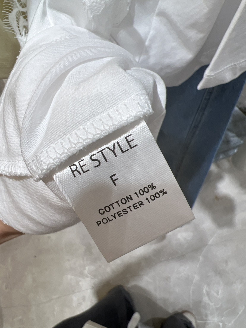 RE STYLE-Q韓國代購女士新款時尚職業人氣熱賣T恤假兩件RE STYLET恤