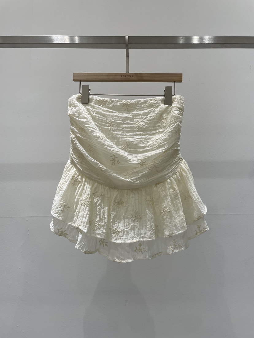 RE STYLE-Q韓國直郵女士新款時尚推薦職業吊帶背心刺繡RE STYLE吊帶/背心圖色1